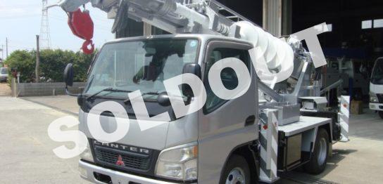 中古穴掘建柱車No215アイチコーポレーションD50A 穴掘り建柱車