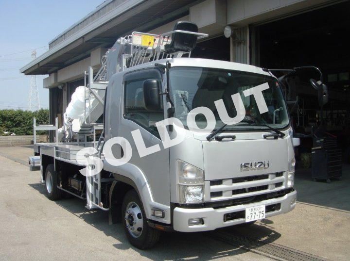 中古穴掘建柱車No216 タダノDT-720 穴掘り建柱車