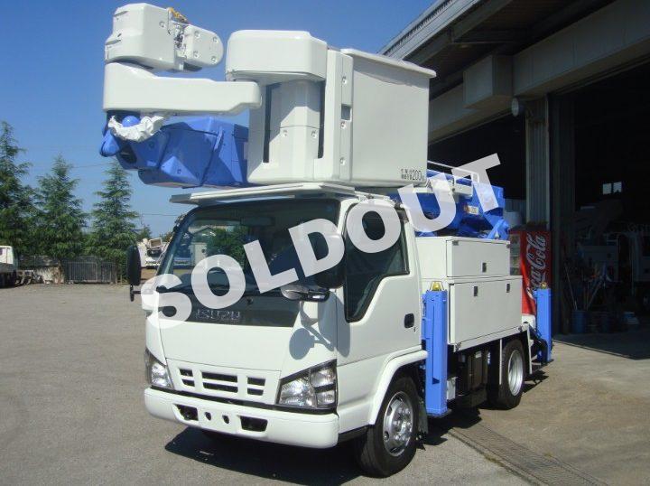 中古高所作業車No219 アイチコーポレーションSN15A電工仕様高所作業車
