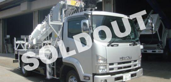 中古穴掘建柱車No232 タダノDT-720 穴掘り建柱車