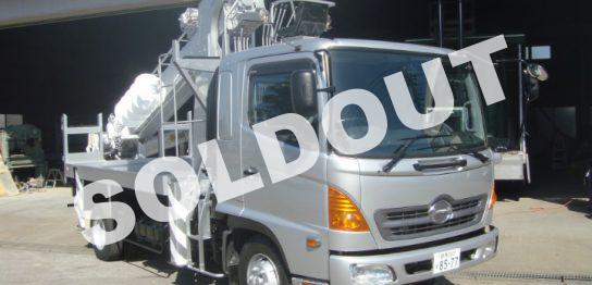 中古穴掘り建柱車　アイチコーポレーションD70A　H18 日野レンジャー