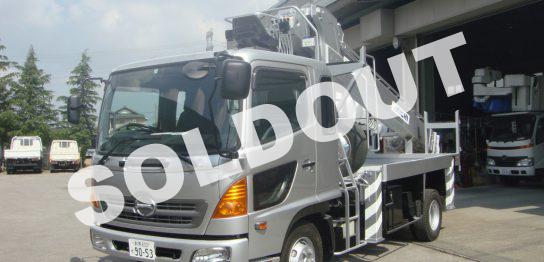 アイチコーポレーションD70A穴掘り建柱車　H18日野レンジャー