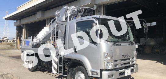 中古穴掘り建柱車No255 アイチコーポレーションD70A建柱車　H21いすゞフォワード