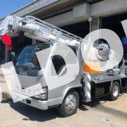 穴掘建柱車中古No261 アイチコーポレーションD50A穴掘建柱車