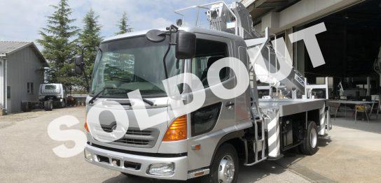 穴掘建柱車No266　アイチコーポレーションD70A穴掘建柱車 H17日野レンジャー
