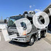 穴掘建柱車 中古 No286 アイチコーポ―ションD70A穴掘建柱車　H19日野レンジャー