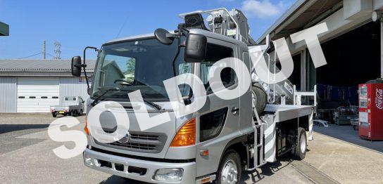 穴掘建柱車 中古 No286 アイチコーポ―ションD70A穴掘建柱車　H19日野レンジャー