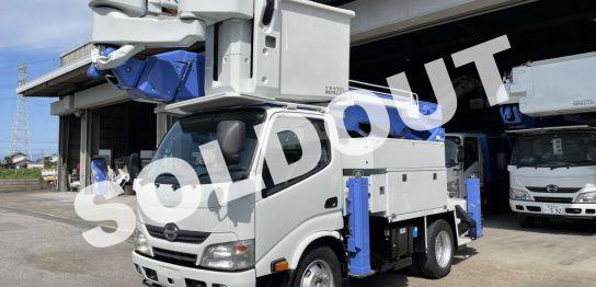 高所作業車中古No288　アイチコーポレーションSN15B電工仕様14.6m高所作業車　H24日野デュトロ　サブエンジン付き！