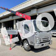 ユニック6段クレーン中古No107　H28いすゞエルフ アルミブロック全低床ワイドロング3t車　高年式低走行！6段ユニックML規制なし！