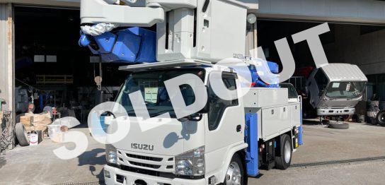 高所作業車　中古No293 アイチコーポレーションSN15B 電工仕様15m高所作業車 H30いすゞエルフ　高年式低走行！