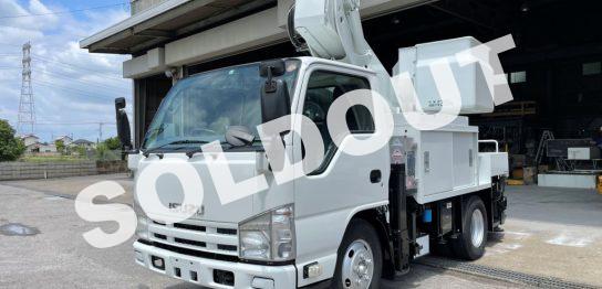 高所作業車 中古No303 アイチコーポレーション SH10A 電工仕様9.9m高所作業車 H24いすゞエルフ