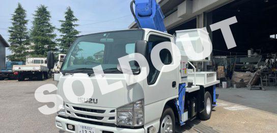 高所作業車 中古No304 タダノAT-121TG 12m高所作業車 H29いすゞエルフ 走行少！
