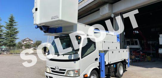 高所作業車 中古No310 アイチコーポレーションSH15B 電工仕様14.6m高所作業車　サブ動力バッテリー式