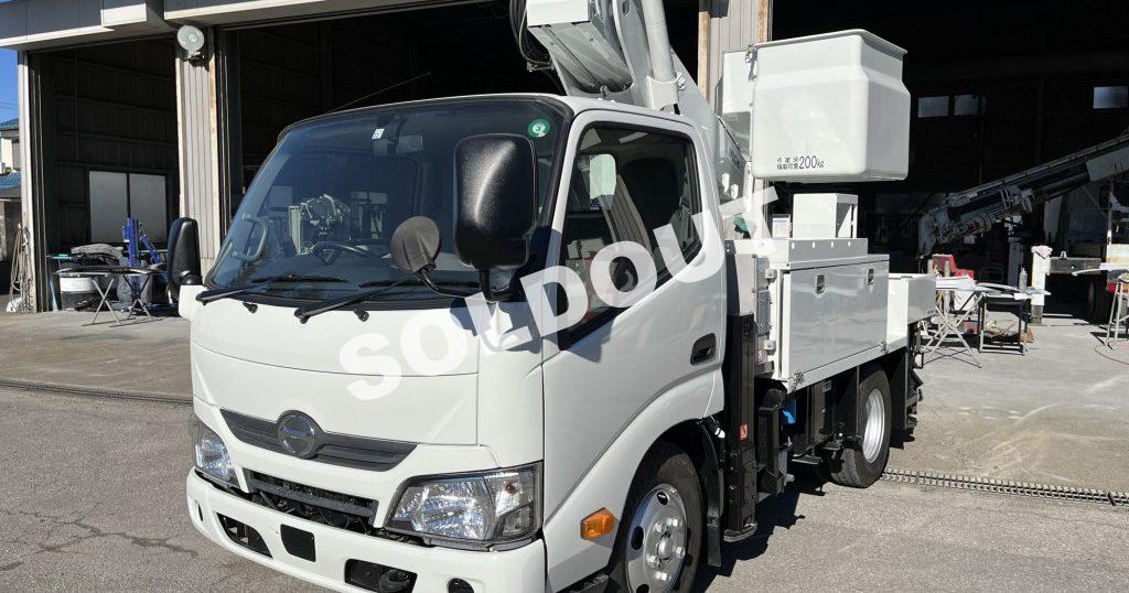 高所作業車 中古No314　アイチコーポレーションSH11A　電工仕様11m高所作業車 H28日野デュトロ