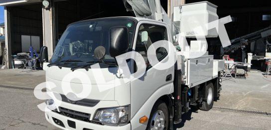 高所作業車 中古No314　アイチコーポレーションSH11A　電工仕様11m高所作業車 H28日野デュトロ