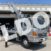 穴掘建柱車 中古 No317 アイチコーポ―ションD70A穴掘建柱車　H24日野レンジャー 走行少！