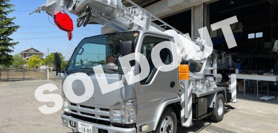 穴掘建柱車 中古No318　アイチコーポレーションD50A穴掘建柱車　H24いすゞエルフ