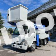 高所作業車 中古No322 アイチコーポレーションSH15B 電工仕様14.6m高所作業車　H26 いすゞエルフ　サブエンジン仕様！