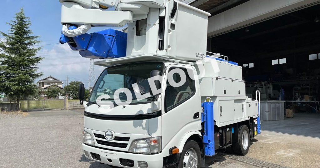 高所作業車 中古No324 アイチコーポレーションSN15B 電工仕様14.6m高所作業車　H23日野デュトロ