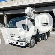 高所作業車 中古No329　アイチコーポレーションSH10A　電工仕様9.9m高所作業車 H23いすゞエルフ 4WD！