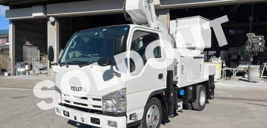 高所作業車 中古No329　アイチコーポレーションSH10A　電工仕様9.9m高所作業車 H23いすゞエルフ 4WD！