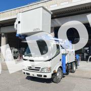 高所作業車 中古No330 アイチコーポレーションSH15B 電工仕様14.6m高所作業車　H23トヨタ