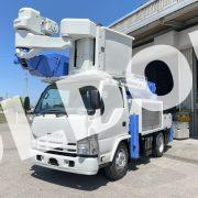 高所作業車 中古No333 アイチコーポレーションSN15B 電工仕様14.6m高所作業車　H24いすゞ サブエンジン付き！