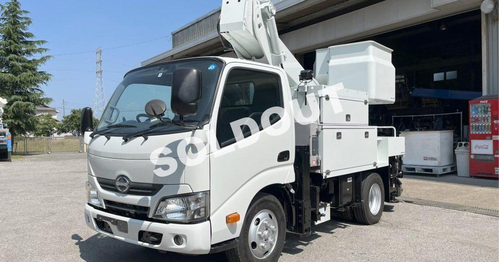 高所作業車 中古No334　アイチコーポレーションSH11A　電工仕様11m高所作業車 H30日野デュトロ