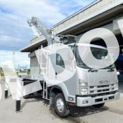 穴掘建柱車 中古No350 アイチコーポレーションD70A穴掘建柱車 H20いすゞフォワード 走行少！