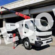 クレーン付ローダーダンプNo58 ユニック4段クレーン付新明和ワイドローダーダンプ　新車新品架装！