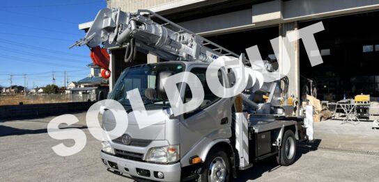 穴掘建柱車 中古No354　アイチコーポレーションD50A穴掘建柱車　H24トヨタ　オイルクーラー付き！