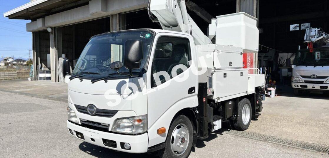 高所作業車 中古No357 アイチコーポレーションSH11A 電工仕様11m高所作業車 H26日野デュトロ 4WD車輛!